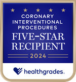 2024 Healthgrades 5 Star Award - Coronary Interventional Procedures