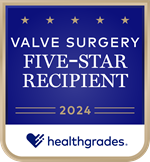 2024 Healthgrades 5 Star Award - Valve Surgery