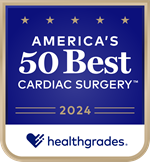 2024 Healthgrades 50 Best Award - Cardiac Surgery