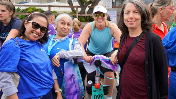 Two caregivers at the Tour De Pier