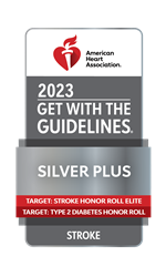 American Heart Association Get With The Guidelines® Silver Plus Achievement Award for Stroke