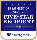 Five start recipient award from healthgrades for treatemnt of sepsis