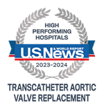 US News Reemplazo de válvula aórtica transcatéter en hospitales de alto rendimiento